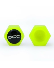 Set di tappi OCC Motorsport OCCLEV005 4 Unità Fluorescente Giallo