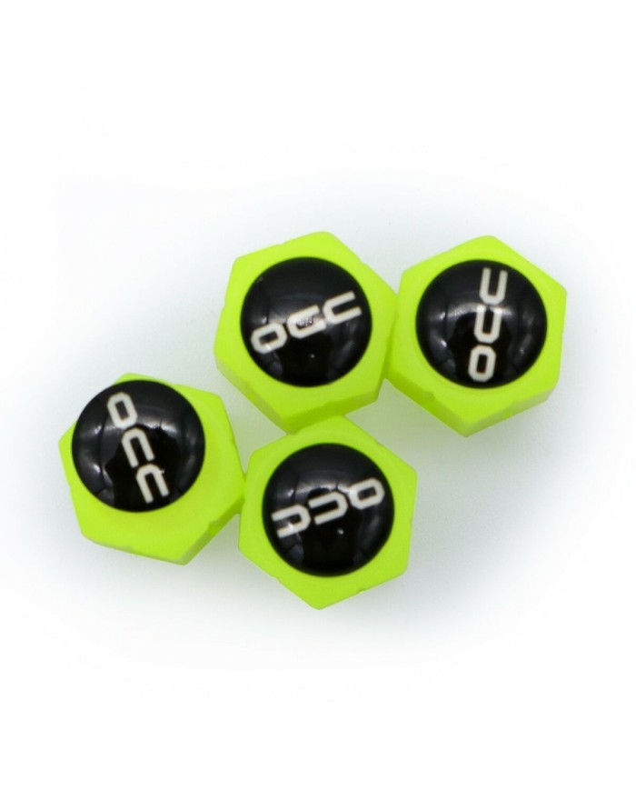 Set di tappi OCC Motorsport OCCLEV005 4 Unità Fluorescente Giallo