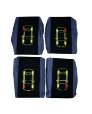 Set di coperture per pneumatici OMP Speed (4 Unità) (32 cm)