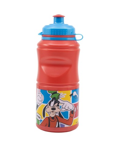 Bottiglia d'acqua Mickey Mouse CZ11345 Sportiva 380 ml Rosso Plastica