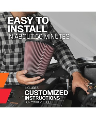 Kit di Aspirazione Diretta K&N KN63-2619 Kit di Aspirazione Diretta K&N KN63-2619