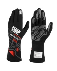 Guanti da guida da uomo OMP SPORT Nero/Rosso XL