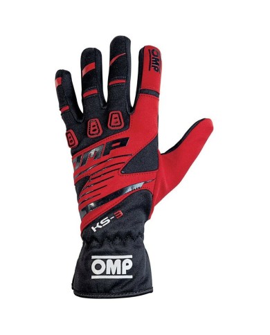 Guanti Karting OMP KS-3 Rosso/Nero M Guanti Karting OMP KS-3 Rosso/Nero M
