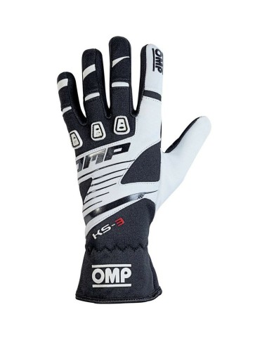Guanti Karting OMP KS-3 Bianco/Nero Nero/Bianco XL Guanti Karting OMP KS-3 Bianco/Nero Nero/Bianco XL