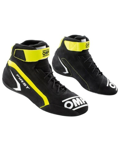 Stivali Racing OMP FIRST Nero/Giallo 42