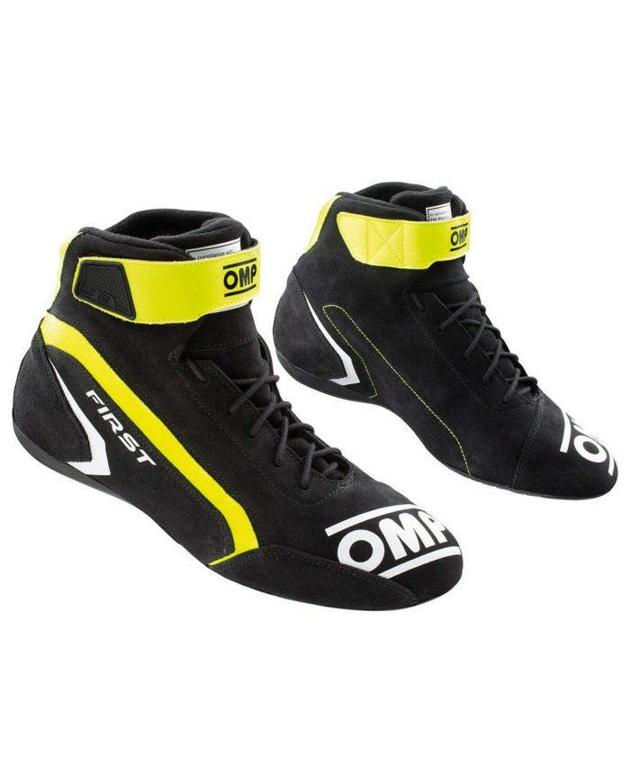 Stivali Racing OMP FIRST Nero/Giallo 42