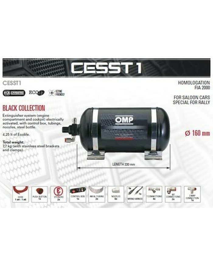 Estintore OMP OMPCE0-SST1-A01 Estintore OMP OMPCE0-SST1-A01