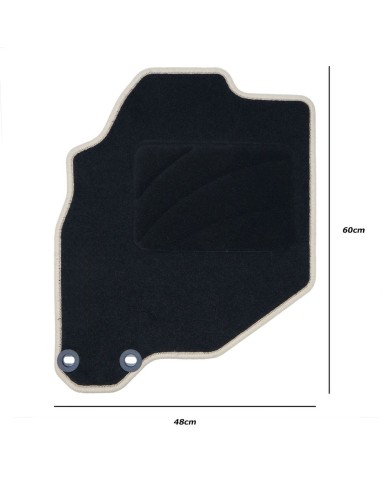 Set di Tappetini per Auto OCC Motorsport OCCHN0022 Nero 5 Pezzi Set di Tappetini per Auto OCC Motorsport OCCHN0022 Nero 5 Pezzi