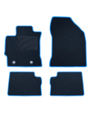 Set di Tappetini per Auto OCC Motorsport OCCTY0002BL Azzurro 5 Pezzi