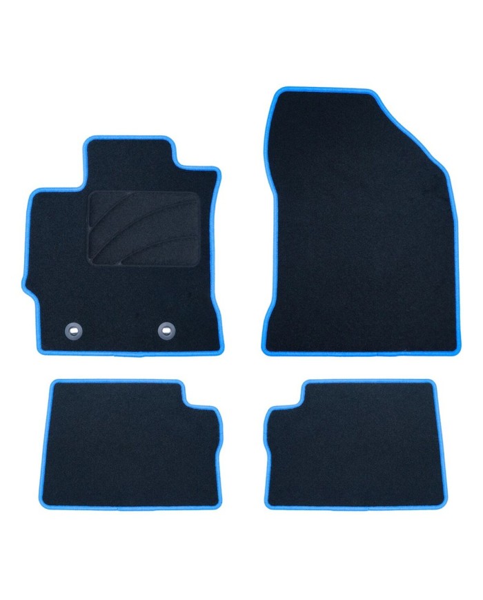 Set di Tappetini per Auto OCC Motorsport OCCTY0002BL Azzurro 5 Pezzi Set di Tappetini per Auto OCC Motorsport OCCTY0002BL Azzurro 5 Pezzi