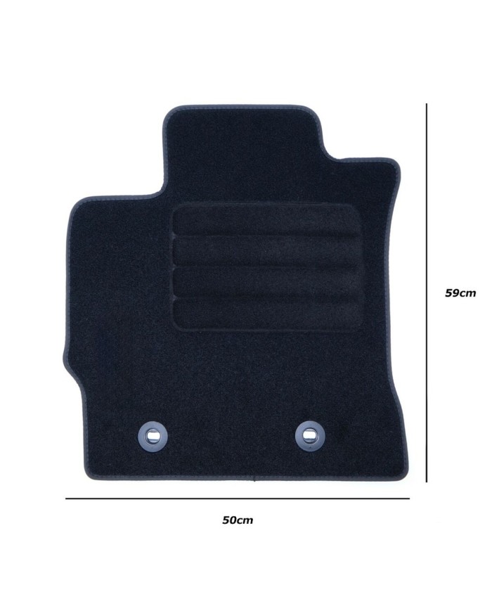 Set di Tappetini per Auto OCC Motorsport OCCTY0002BL Azzurro 5 Pezzi Set di Tappetini per Auto OCC Motorsport OCCTY0002BL Azzurro 5 Pezzi