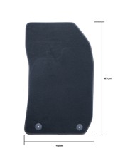 Set di Tappetini per Auto OCC Motorsport OCCD0003 Audi A1 5 Pezzi Set di Tappetini per Auto OCC Motorsport OCCD0003 Audi A1 5 Pezzi