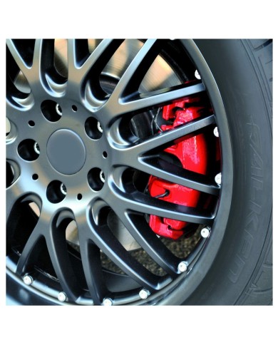 Set di colori Foliatec 2160 RACING Pinze dei Freni 3 Pezzi Rosso