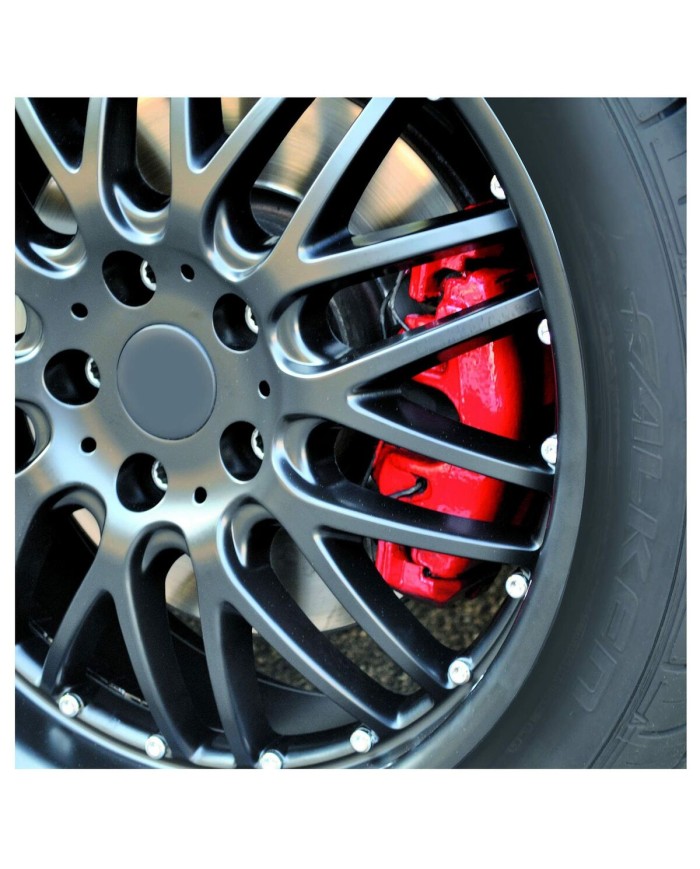 Set di colori Foliatec 2160 RACING Pinze dei Freni 3 Pezzi Rosso