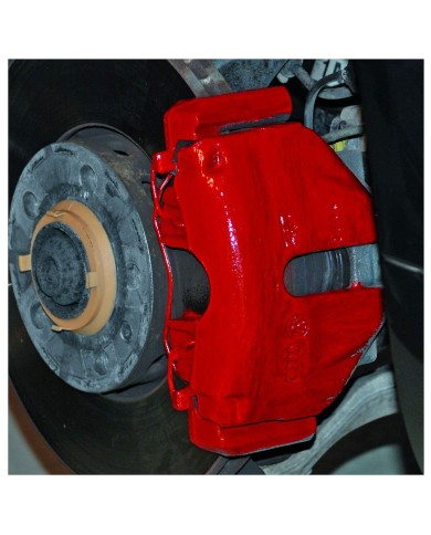 Set di colori Foliatec 2160 RACING Pinze dei Freni 3 Pezzi Rosso