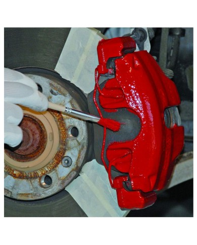 Set di colori Foliatec 2160 RACING Pinze dei Freni 3 Pezzi Rosso