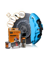 Set di colori Foliatec 2188 GT-BLUE Pinze dei Freni 3 Pezzi Azzurro 400 ml Set di colori Foliatec 2188 GT-BLUE Pinze dei Freni 3 Pezzi Azzurro 400 ml