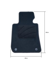 Set di Tappetini per Auto OCC Motorsport OCCBW0026BL Azzurro 5 Pezzi