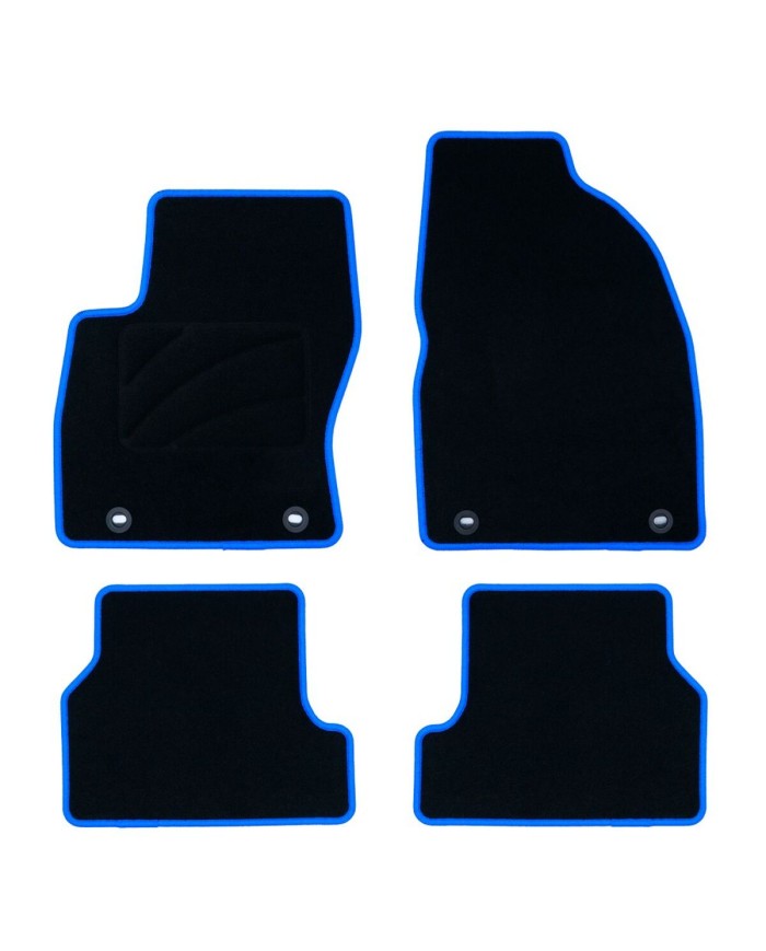 Set di Tappetini per Auto OCC Motorsport OCCFD0018BL Azzurro 5 Pezzi Set di Tappetini per Auto OCC Motorsport OCCFD0018BL Azzurro 5 Pezzi
