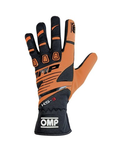 Guanti Karting OMP KS-3 S Nero Arancio Guanti Karting OMP KS-3 S Nero Arancio