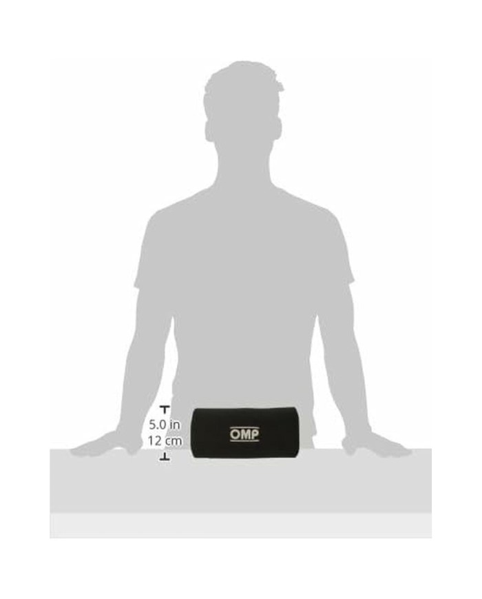 Cuscino Lombare per Sedile Racing OMP HB/692/N Nero Universale Piccolo