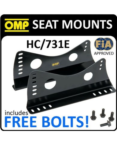 Supporto OMP HC731E Acciaio 2 Pezzi 38 cm Nero Laterale Base del Sedile