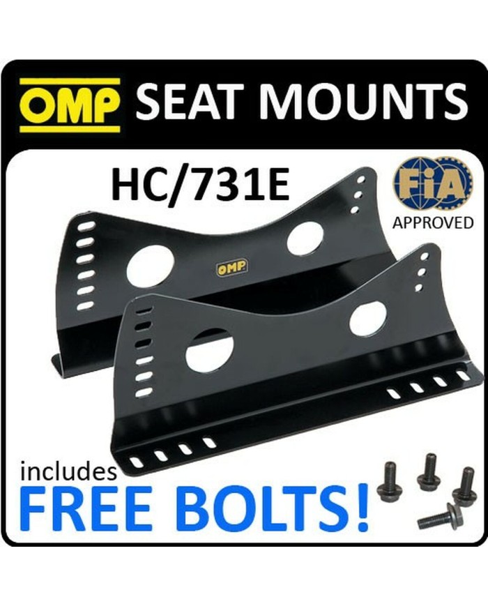 Supporto OMP HC731E Acciaio 2 Pezzi 38 cm Nero Laterale Base del Sedile