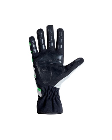 Guanti Karting OMP KS-3 MY2018 XXS kart Bianco Nero Verde