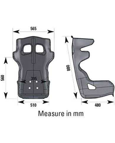 Sedile Racing OMP RS-PT2 FIA 8855-1999 Nero Sedile Racing OMP RS-PT2 FIA 8855-1999 Nero