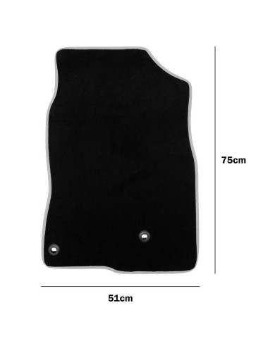 Set di Tappetini per Auto OCC Motorsport OCCHN0010RD 5 Pezzi