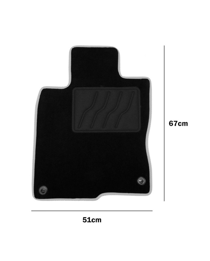 Set di Tappetini per Auto OCC Motorsport OCCHN0010RD 5 Pezzi Set di Tappetini per Auto OCC Motorsport OCCHN0010RD 5 Pezzi