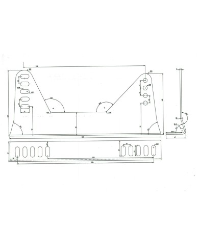 Supporto Laterale per Sedile Racing OCC Motorsport OCCBAS0010 Supporto Laterale per Sedile Racing OCC Motorsport OCCBAS0010