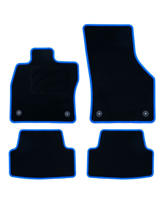 Set di Tappetini per Auto OCC Motorsport OCCVW0022BL VOLKSWAGEN GOLF VII Azzurro 5 Pezzi