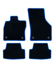 Set di Tappetini per Auto OCC Motorsport OCCVW0022BL VOLKSWAGEN GOLF VII Azzurro 5 Pezzi