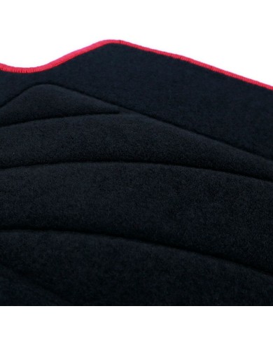 Set di Tappetini per Auto OCC Motorsport OCCCT0019RD Rosso 5 Pezzi Set di Tappetini per Auto OCC Motorsport OCCCT0019RD Rosso 5 Pezzi