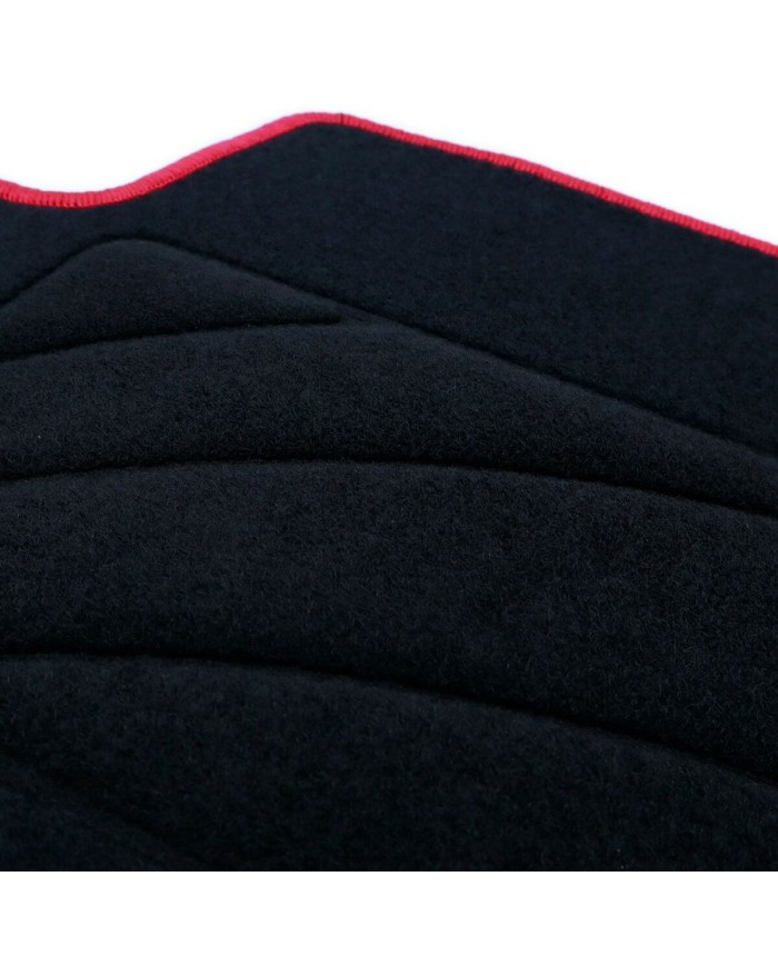 Set di Tappetini per Auto OCC Motorsport OCCCT0019RD Rosso 5 Pezzi