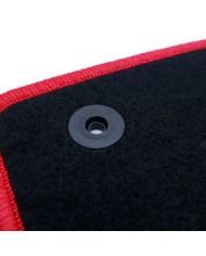 Set di Tappetini per Auto OCC Motorsport OCCCT0019RD Rosso 5 Pezzi