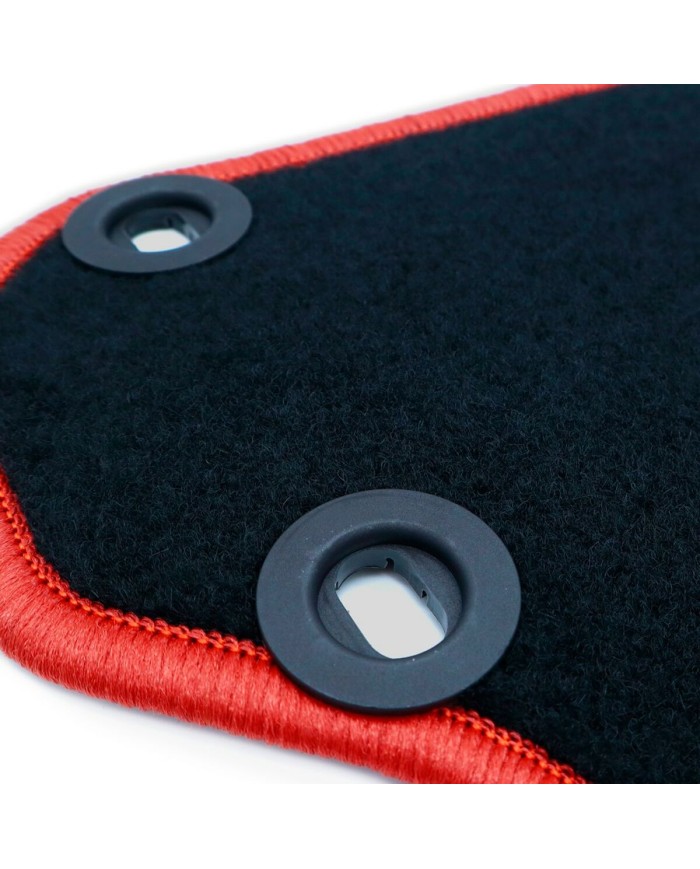 Set di Tappetini per Auto OCC Motorsport OCCHN0022RD Rosso 5 Pezzi