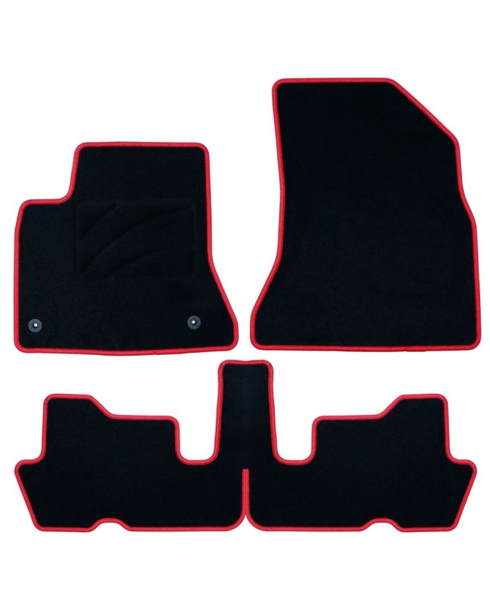 Set di Tappetini per Auto OCC Motorsport OCCCT0019RD Rosso 5 Pezzi