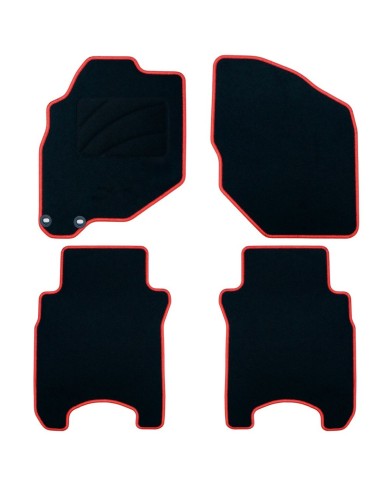 Set di Tappetini per Auto OCC Motorsport OCCHN0022RD Rosso 5 Pezzi