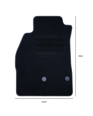 Set di Tappetini per Auto OCC Motorsport OCCRT0036GD Grigio 5 Pezzi Set di Tappetini per Auto OCC Motorsport OCCRT0036GD Grigio 5 Pezzi