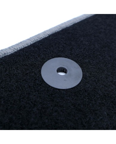 Set di Tappetini per Auto OCC Motorsport OCCST0015GD Grigio 5 Pezzi