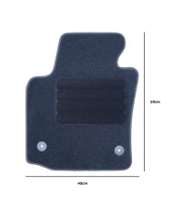 Set di Tappetini per Auto OCC Motorsport OCCST0015LOG Seat Leon Mk2 5 Pezzi