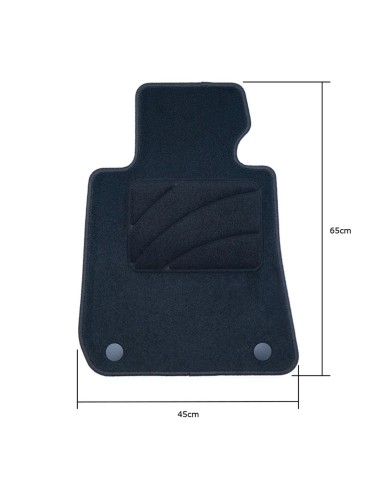 Set di Tappetini per Auto OCC Motorsport OCCBW0026LOG Bmw E90 Serie 3 Sedan 5 Pezzi