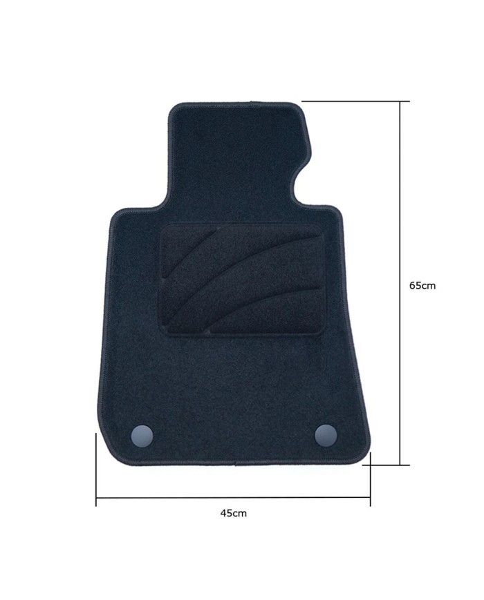 Set di Tappetini per Auto OCC Motorsport OCCBW0026LOG Bmw E90 Serie 3 Sedan 5 Pezzi Set di Tappetini per Auto OCC Motorsport OCCBW0026LOG Bmw E90 Serie 3 Sedan 5 Pezzi