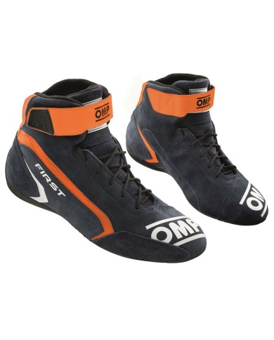Stivali Racing OMP FIRST Azzurro Arancio 40
