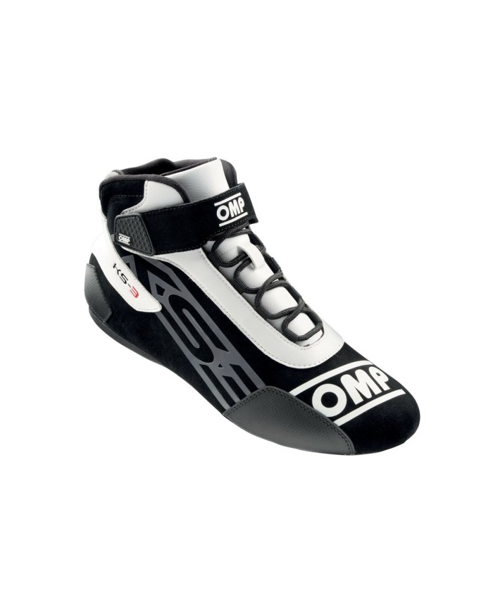Stivali Racing OMP KS-3 Nero/Bianco 46 Stivali Racing OMP KS-3 Nero/Bianco 46