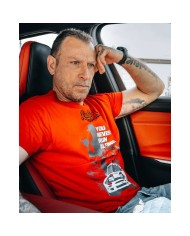 Maglia a Maniche Corte Uomo RADIKAL YOU NEVER RUN ALONE Rosso XXXL