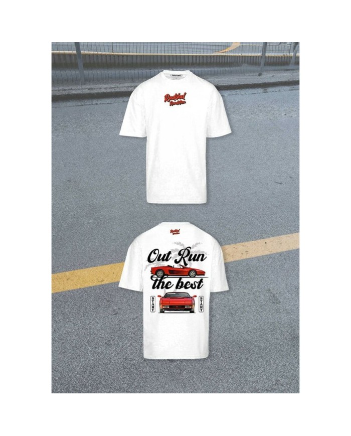 Maglia a Maniche Corte Uomo RADIKAL OUT RUN Bianco XL Maglia a Maniche Corte Uomo RADIKAL OUT RUN Bianco XL