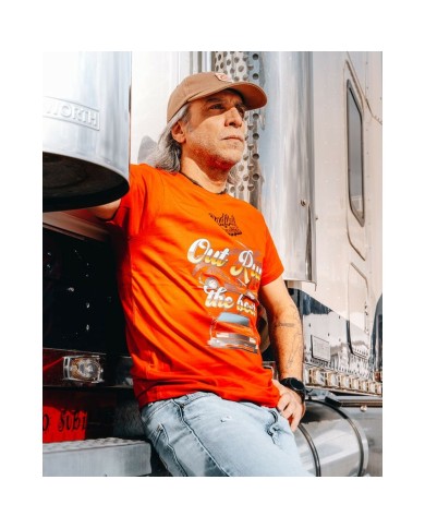 Maglia a Maniche Corte Uomo RADIKAL OUT RUN Rosso XXXL